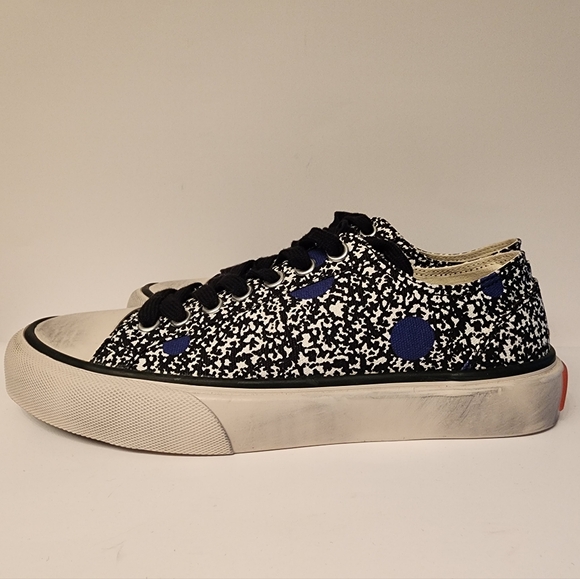 ARTICLE NO. 1007 Lo Top Vulcanized Sneaker In Blue/White/Black Size 8 - Picture 4 of 8